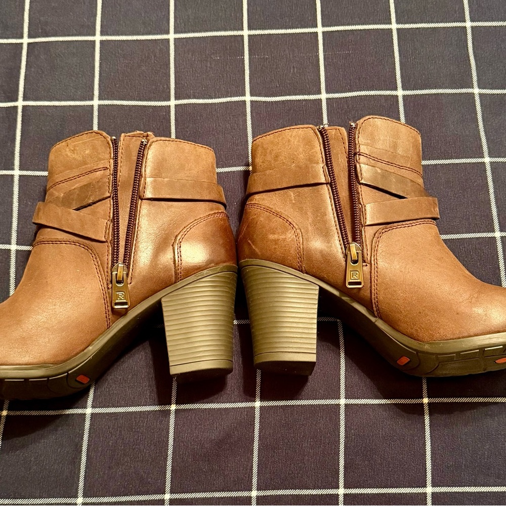 Rockport Brown  Ankle Booties size 7